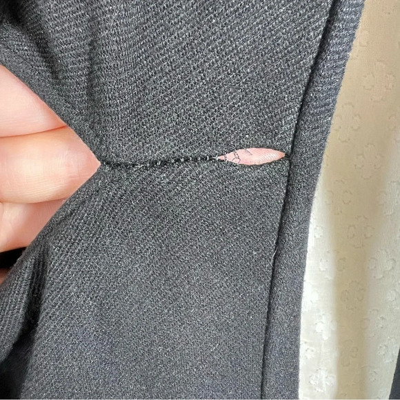 Helmut Lang Black Long Sleeve Knit Bodycon Dress - Picture 5 of 5